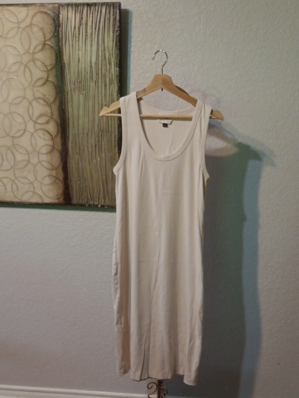 Universal Thread Ribbed Tank Midi Dress Women's White Dress